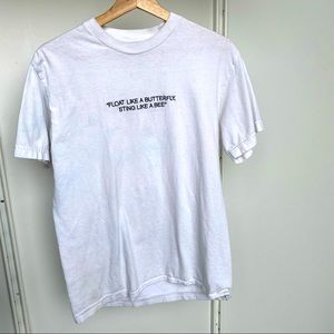 Boxer M. Ali White Tshirt